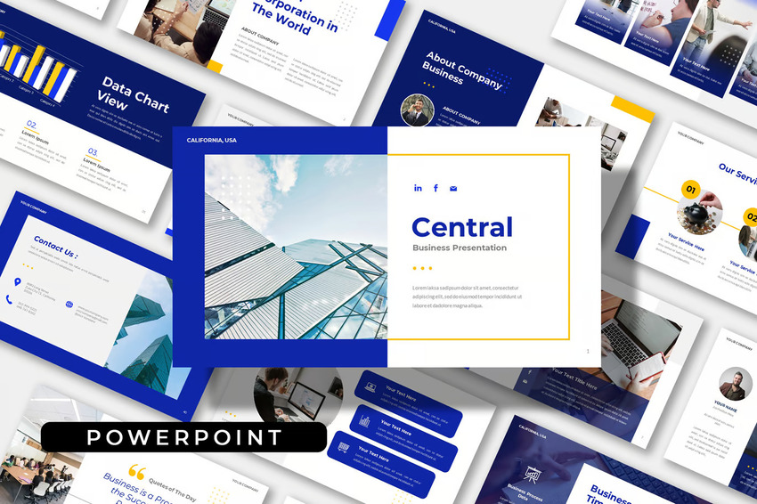 Central - Multipurpose Business PowerPoint
