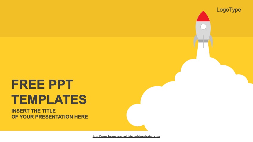 Rocket Launched PowerPoint template
