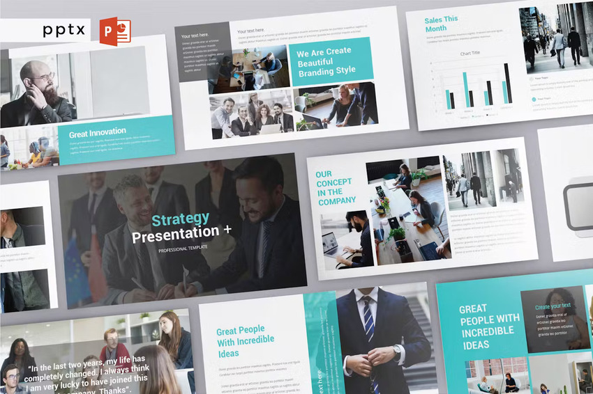 STRATEGY - Multipurpose PowerPoint V219