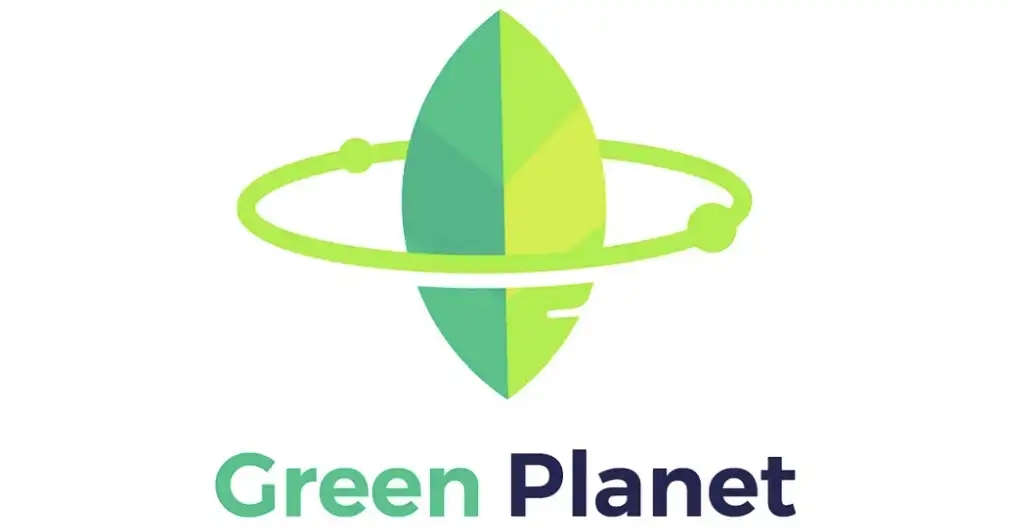 Green planet - colorful logos