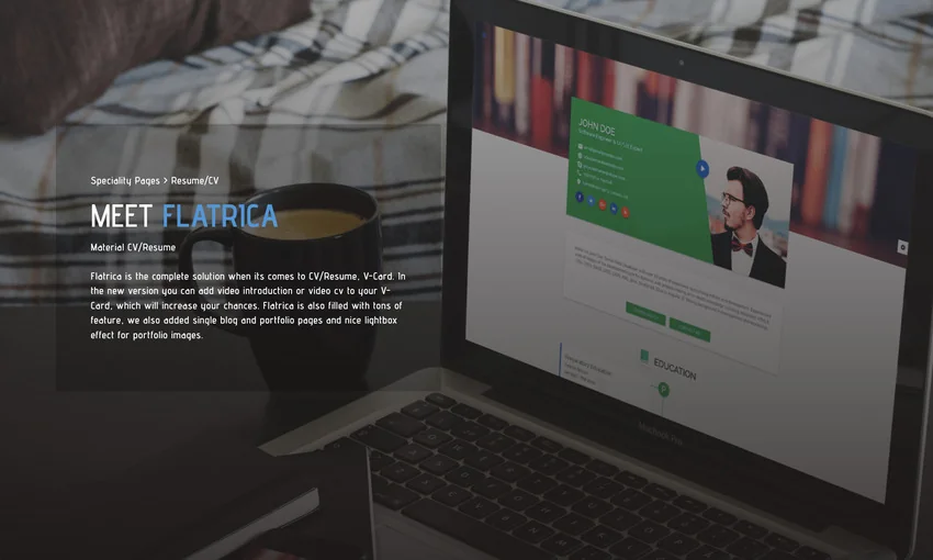 Flatrica | Material CV/Resume