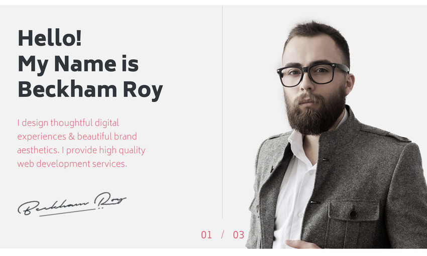 MUU - Unique and Creative Resume / Portfolio Template