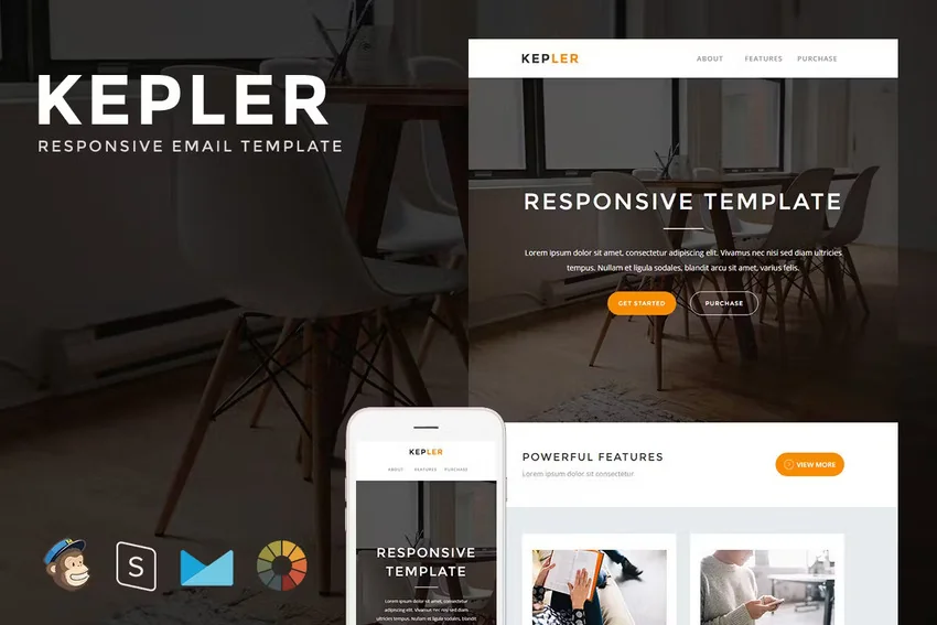 Kepler - Responsive Email + StampReady Builder
