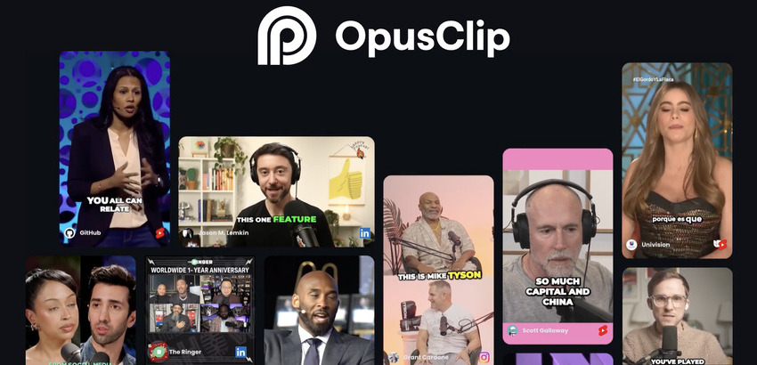 OpusClip is at the top of the AI tools for ad creatives.