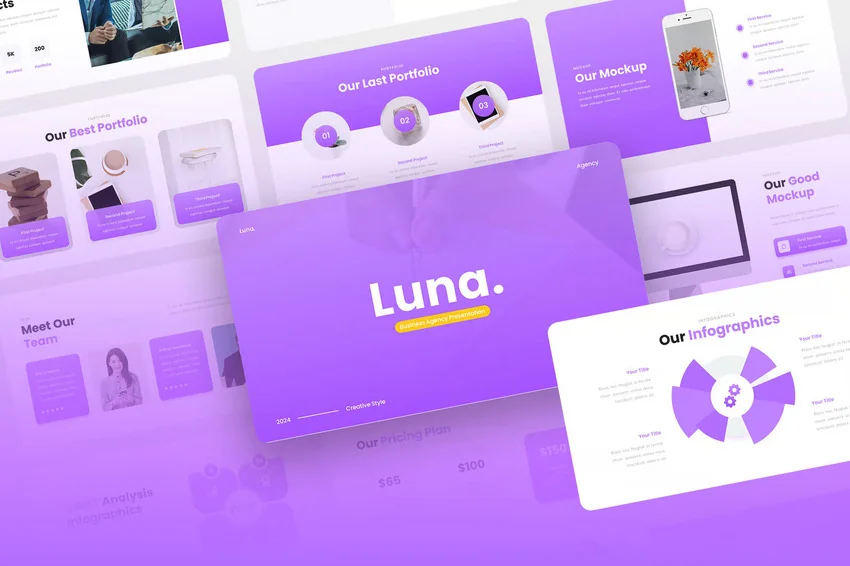 Luna - Business Agency PowerPoint Template