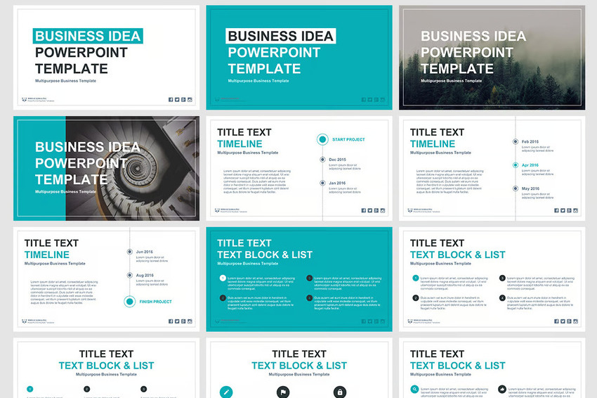 Business Idea PowerPoint template