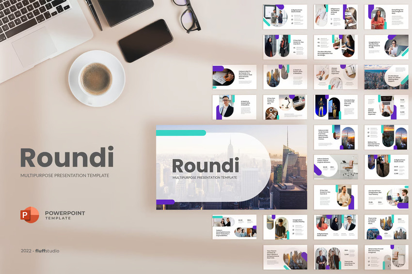 Roundi - Multipurpose PowerPoint Template
