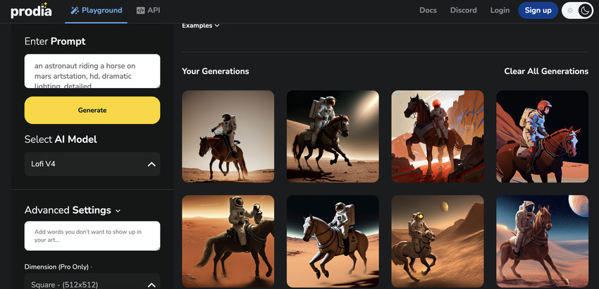 Prodia is one of the best AI design tools.