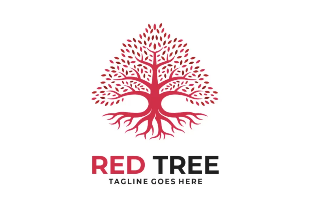 Red tree- good logo colors