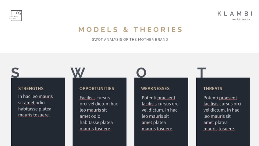 SWOT Keynote Designs