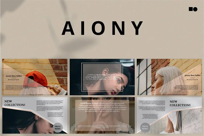 Aiony Keynote Slide Template