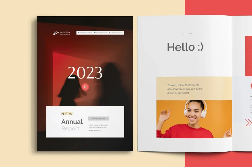 8. Corporate Annual Report Template InDesign
