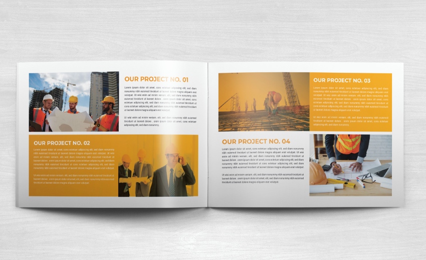 Construction Company Profile Brochure FREE Template
