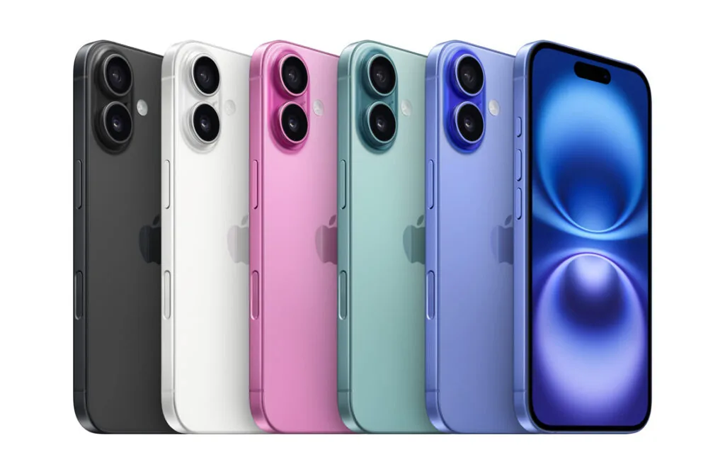 The iphone 16 comes in multiple colors