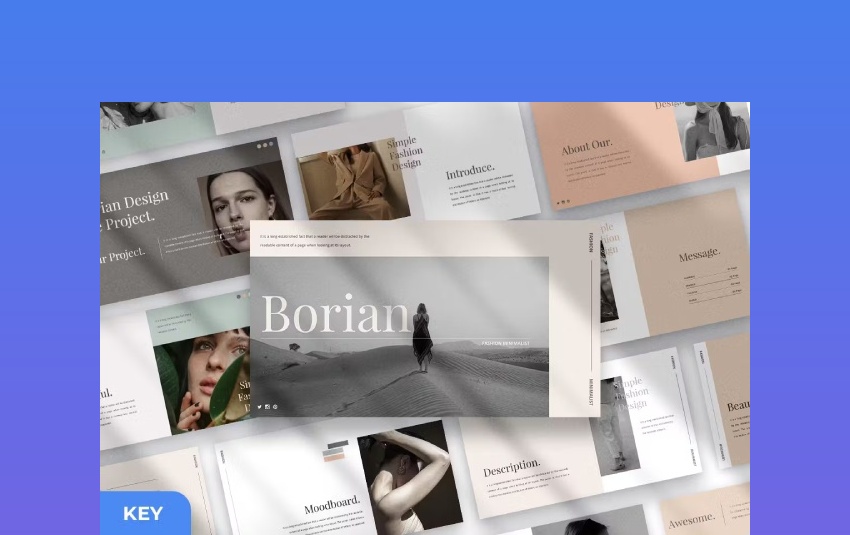 Borian - Minimal Keynote Presentation Template