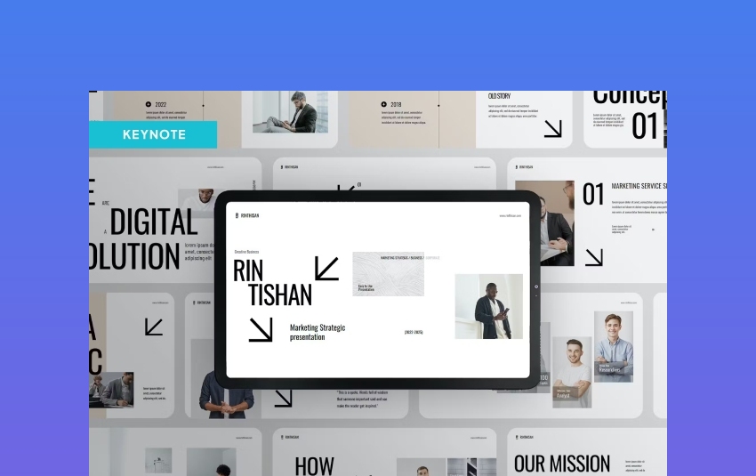 Creative Black White Company Profile Presentation
