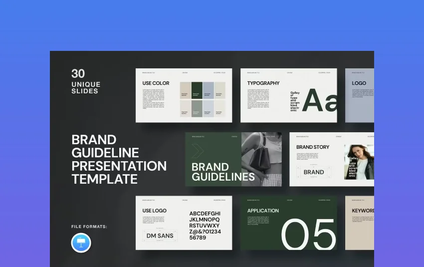 Brand Guideline Presentation Template