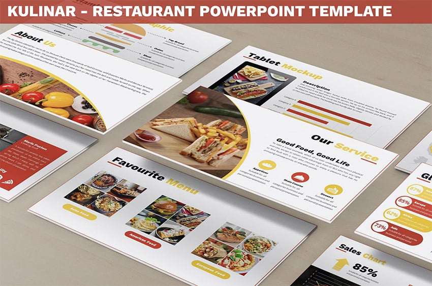 Kulinar - Restaurant Powerpoint Template