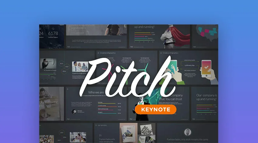 Pitch - Pro Keynote Business Presentation Template