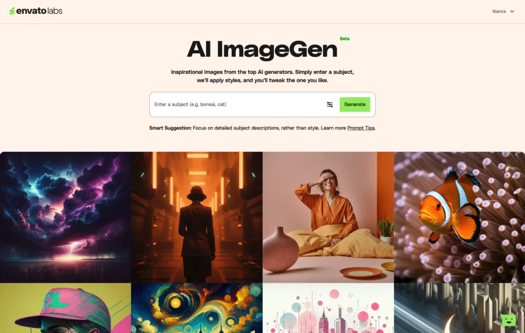 Envato AI ImageGen