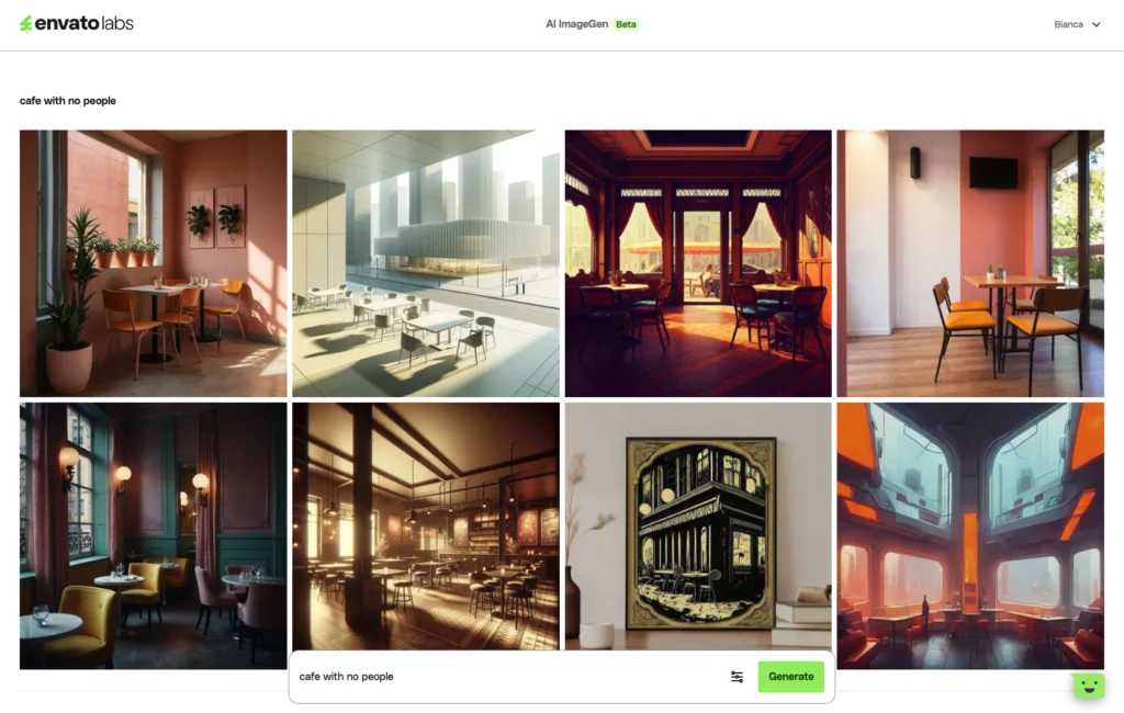 Ai generated cafe backgrounds