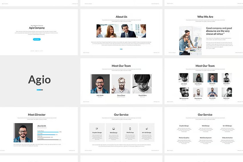 Agio PowerPoint presentation