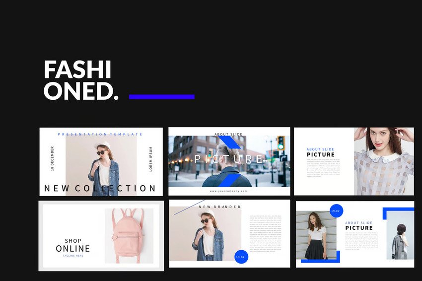 Fashioned stylist PowerPoint presentation