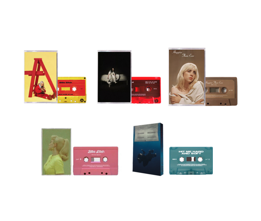 Billie Eilish Cassette Collection. 