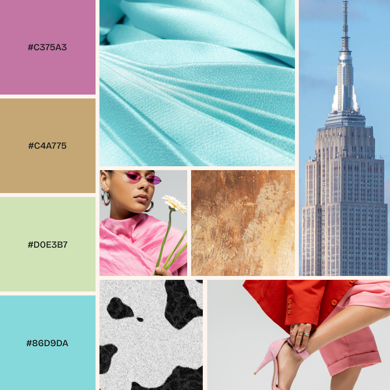 New York Fashion Week color palette