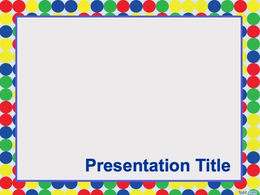 Free slide for PowerPoint with colors.