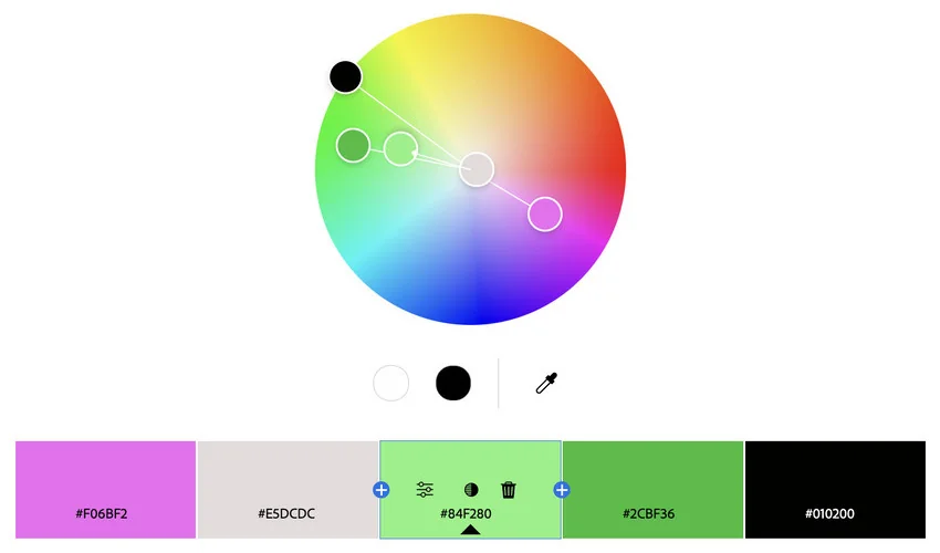 Fruity tech PowerPoint colors.