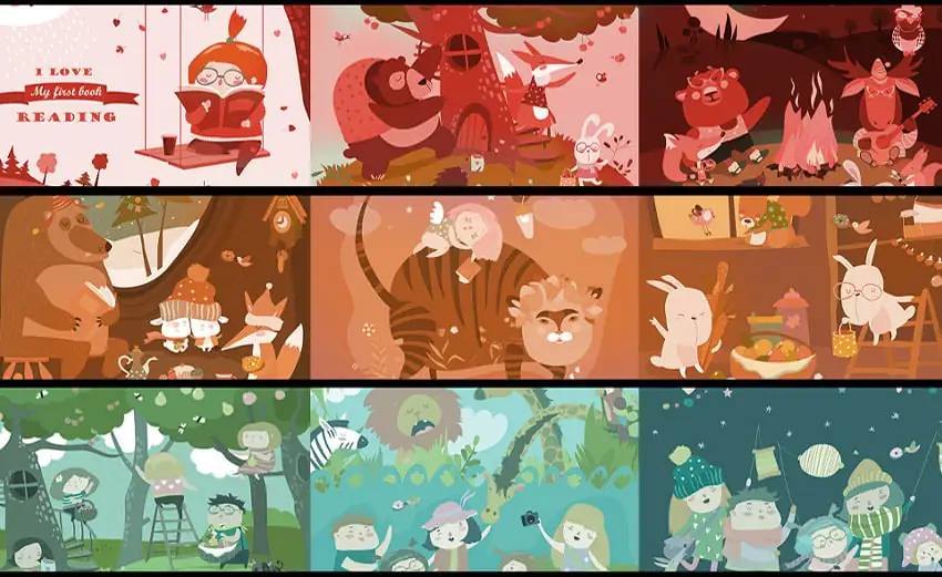 How to make a color script for animation projects