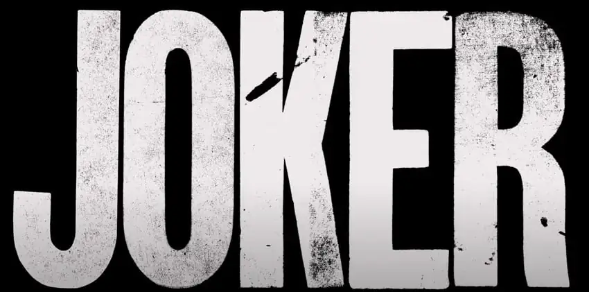 Joker movie logo