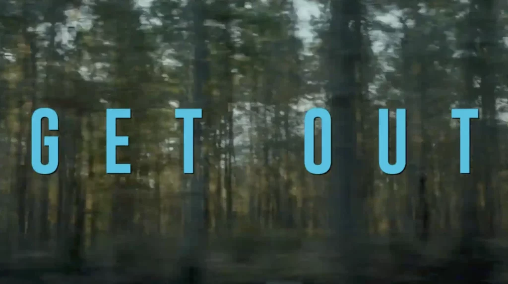 Get Out title card, 2017