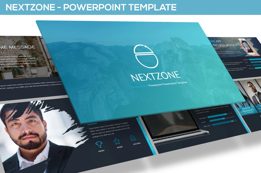 NEXTZONE is a versatile PowerPoint template