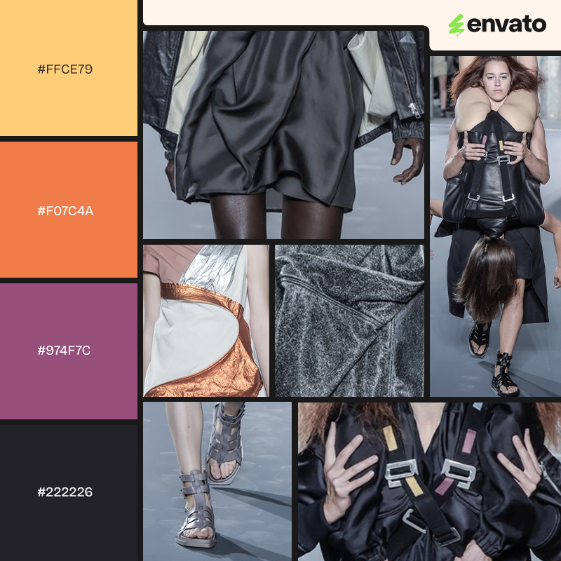 2016 Rick Owen's Cyclops collection and color palette.