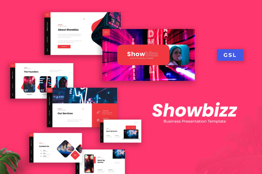Showbizz - Business Presentation Template
