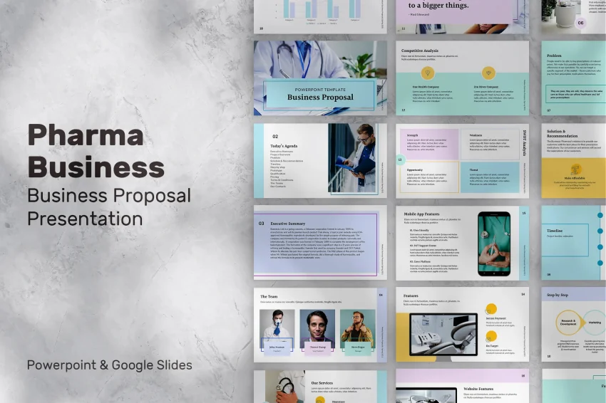 Pharma Business Proposal Presentation
