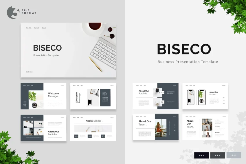 Biseco - Business Presentation Template
