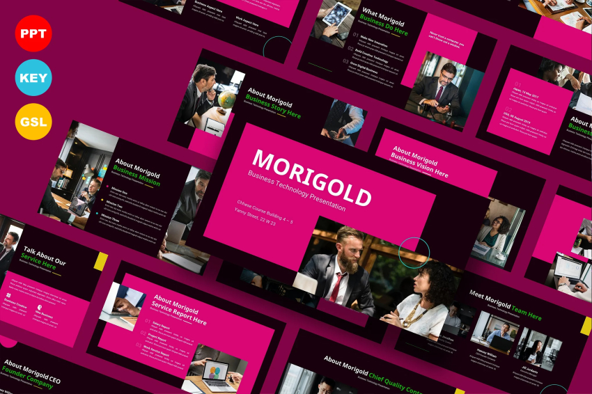 Morigold Technology - Presentation Template
