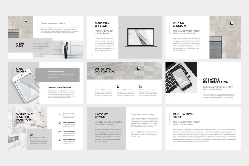 NORS Google Slides templates for business