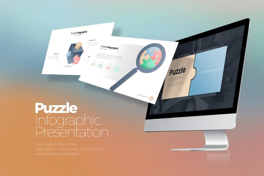 Puzzle Infographic PowerPoint