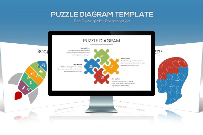 Puzzle Diagram Powerpoint
