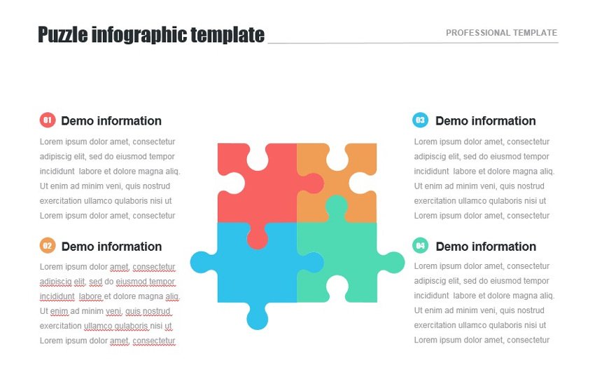 Example of PowerPoint Puzzle template