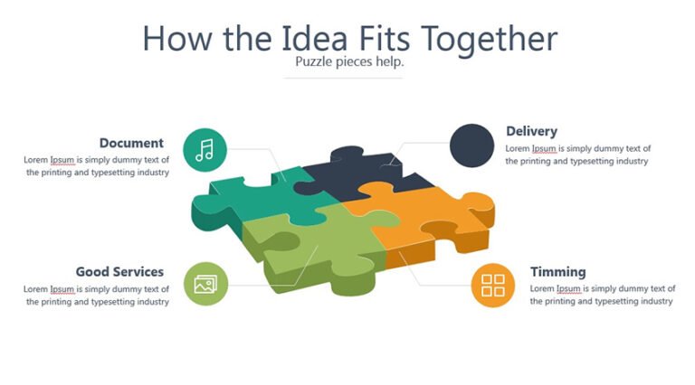 20+ best free PowerPoint puzzle piece templates (infographic PPT slides)