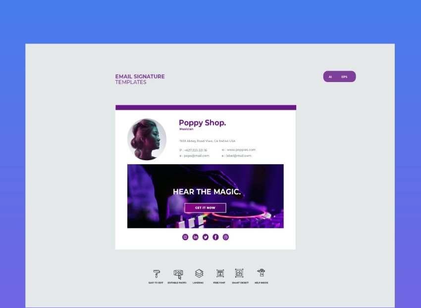 Music Email Signature