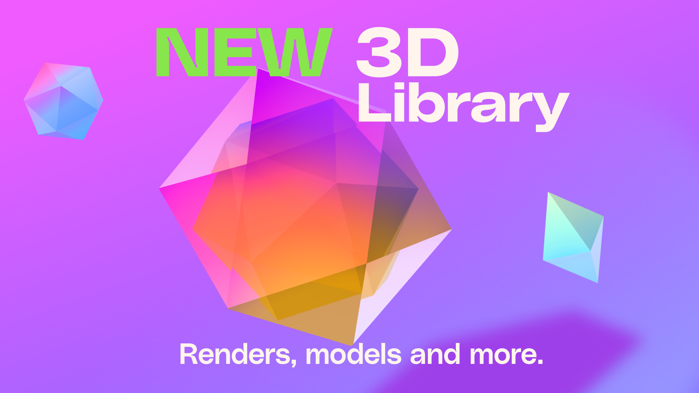 New 3D category on Envato