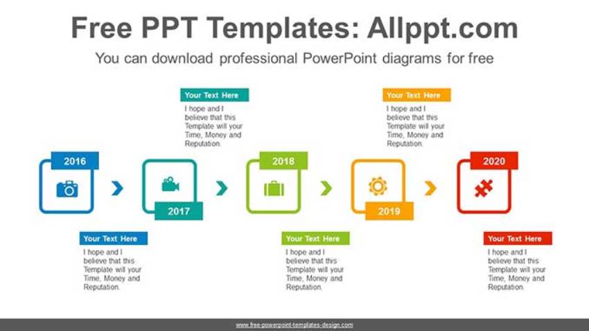 PowerPoint Timeline Template Free