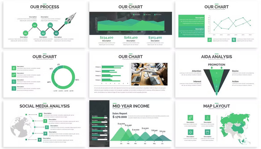 Zapnu is a multipurpose PowerPoint template