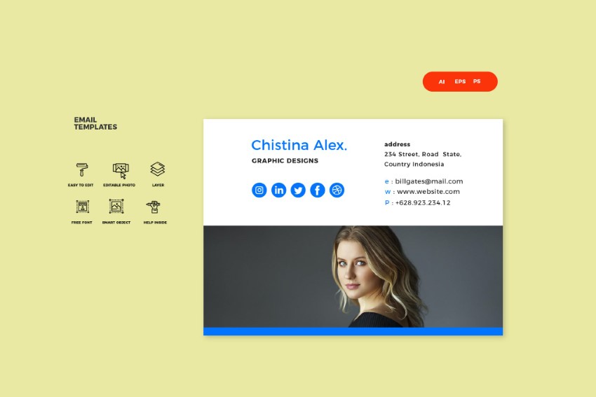 Professional email signature format